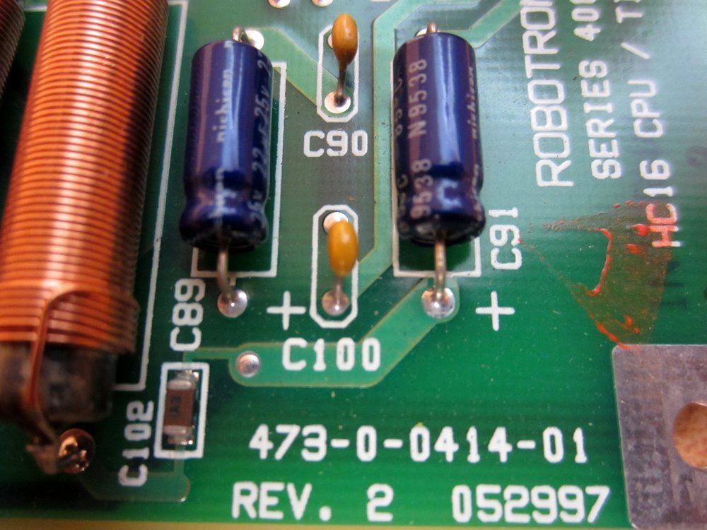 Robotron 473-0-0414-01 Rev. 2 HC16 CPU/Timer Board 4730041401