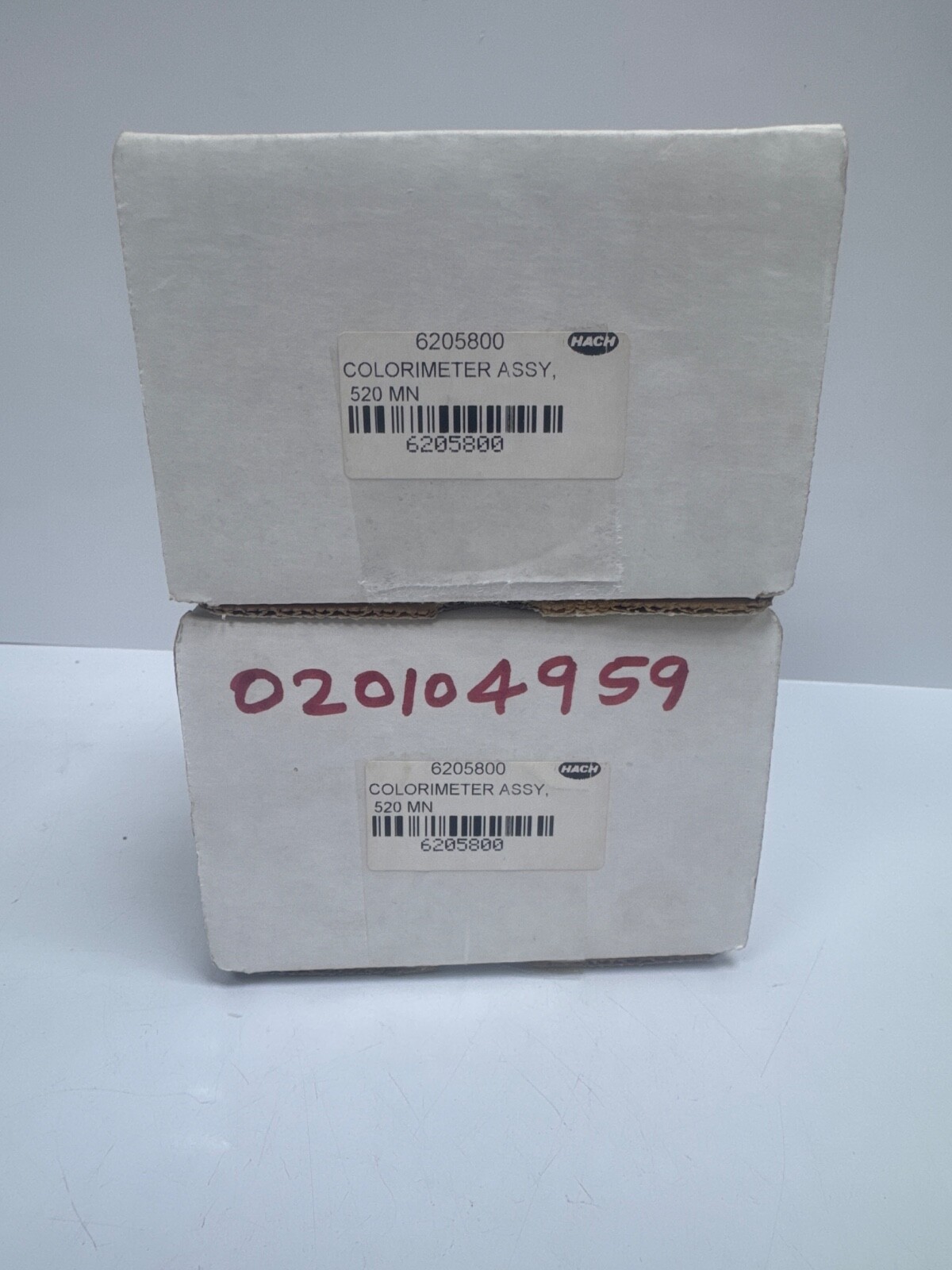LOT OF 2 PCS HACH 6205800 COLORIMETER ASSY 520 MN