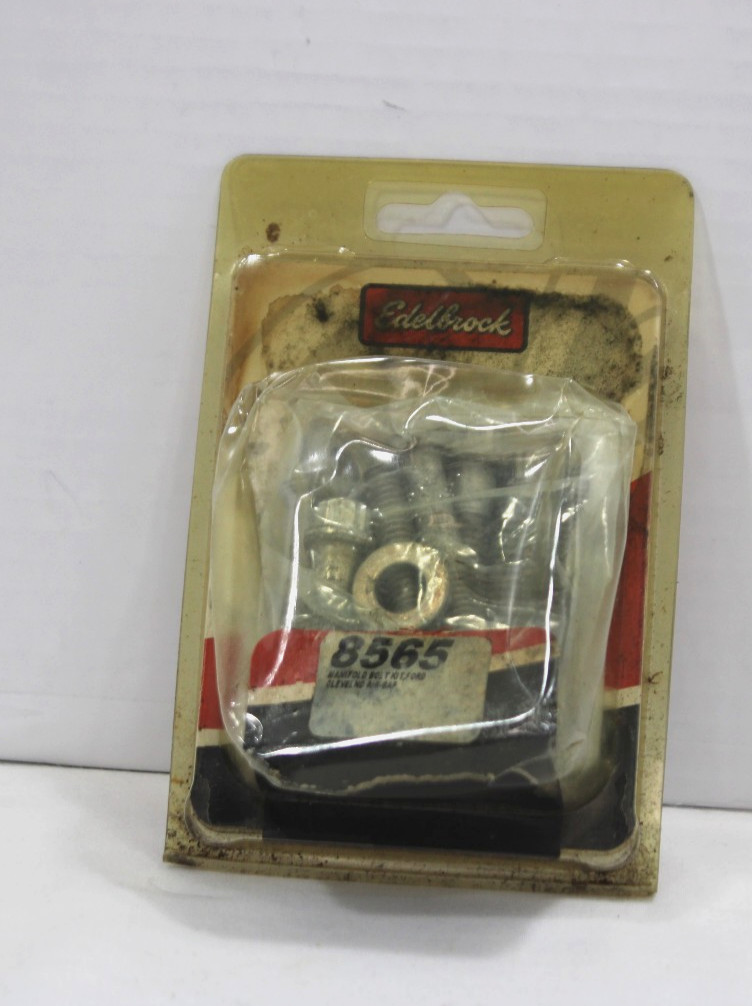 EDELBROCK 8565 INTAKE MANIFOLD BOLT KIT USE ON RPM AIR-GAP ONLY FORD 351C