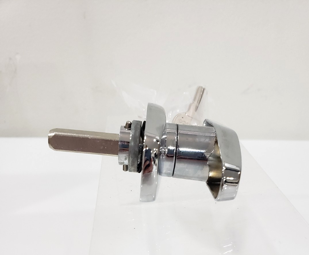 Southco Cam Latch Compact T Handle, Hand Operated Chrome Plated 92-61-213-0
