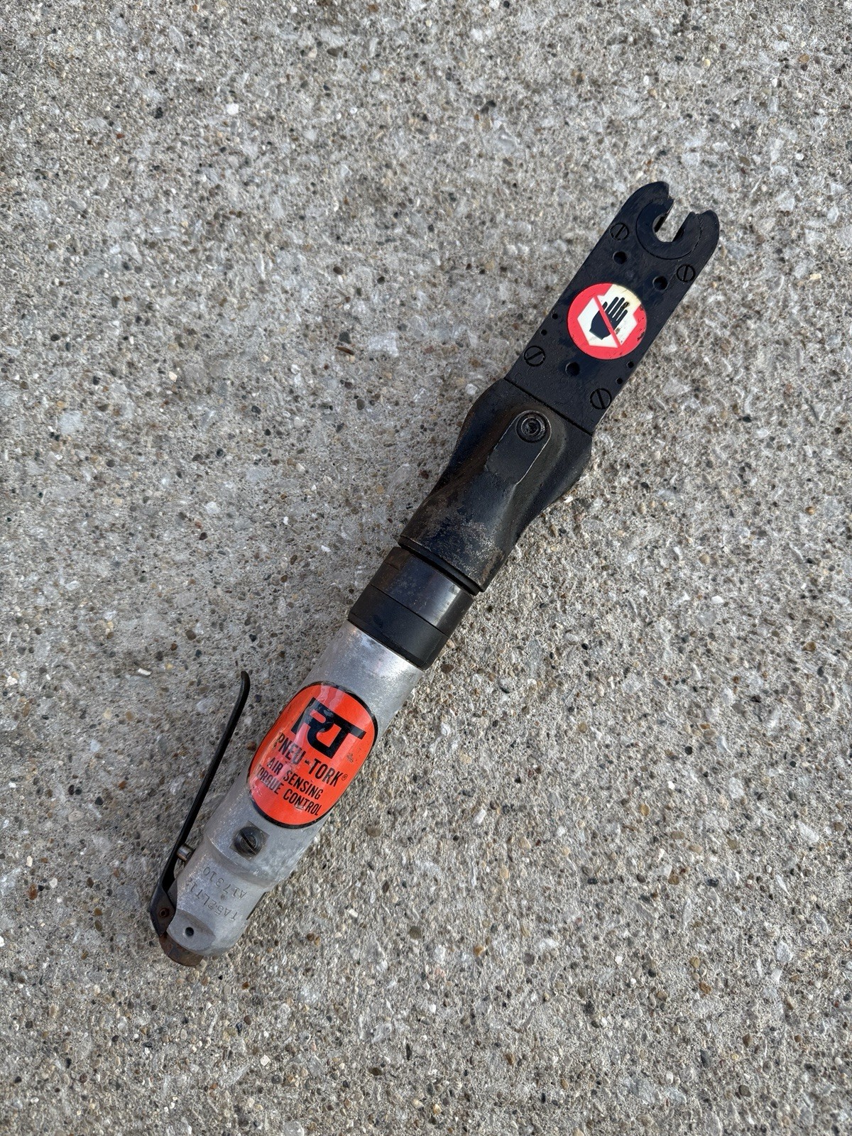 Rotor Tool Pneumatic Straight Nutrunner 7/16” Air Sensing Torque Control