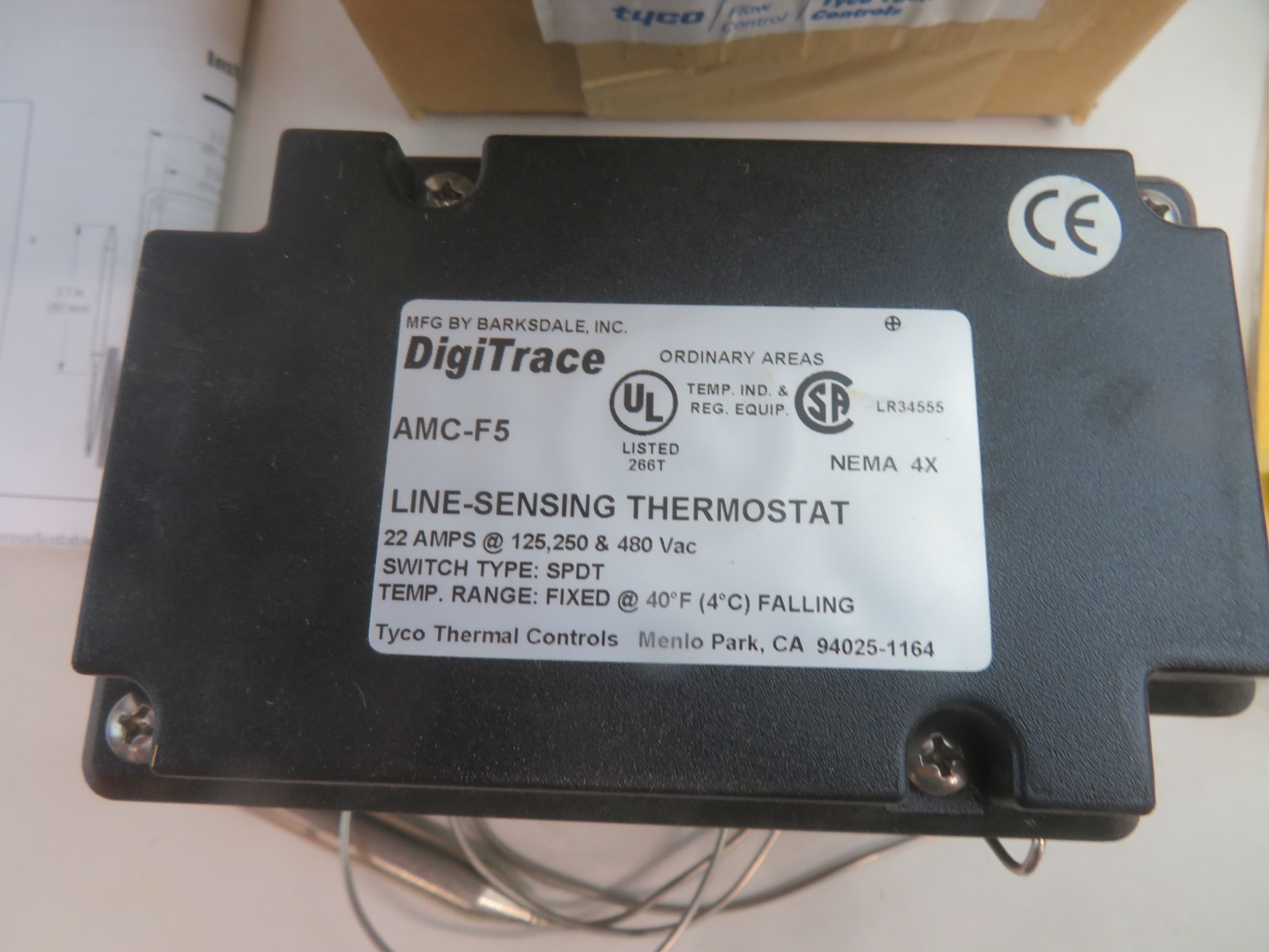 Tyco Digitrace AMC-F5 Thermostat