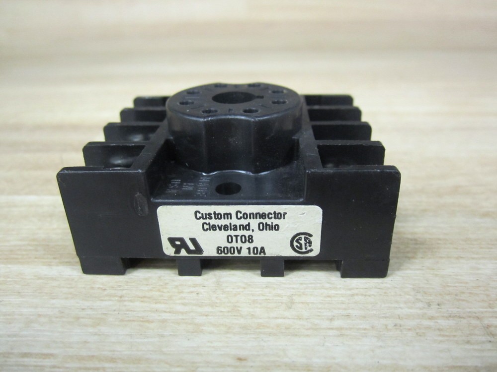 Custom Connector 0T08 Relay Socket OT08 OTO8 (Pack of 2)