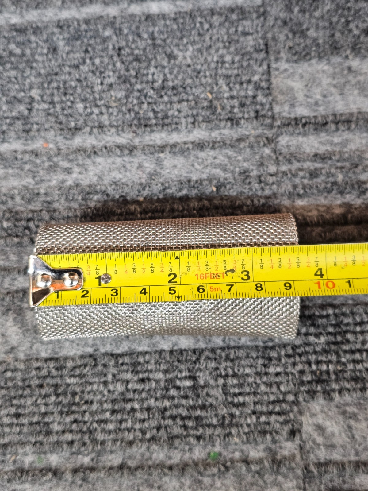 (QTY 183) Stainless Steel Woven Wire Mesh Cylinder Filter Tube 3-5/8″ L