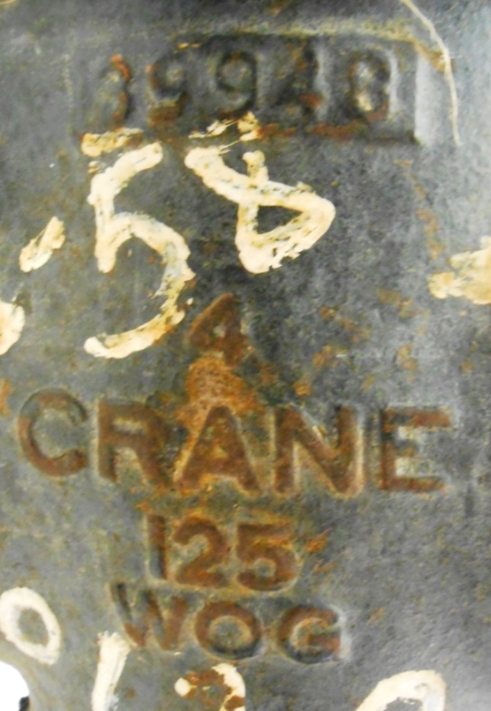 CRANE, INLINE VALVE, 4″ RESTRICTION VALVE, 39948 125 WOG