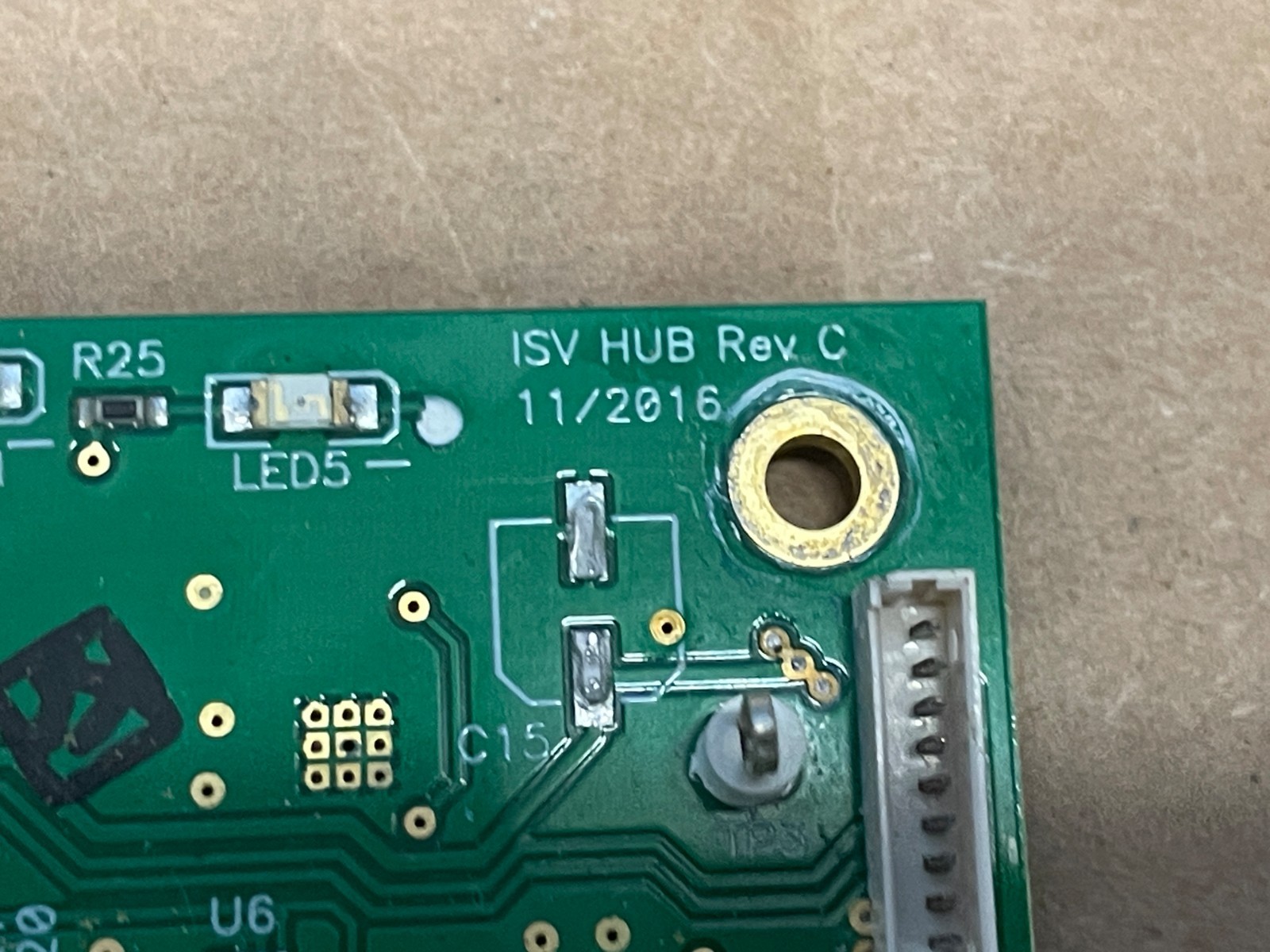 Insight Vision ISV HUB BOARD for Opticam Command Module 2016 REV C