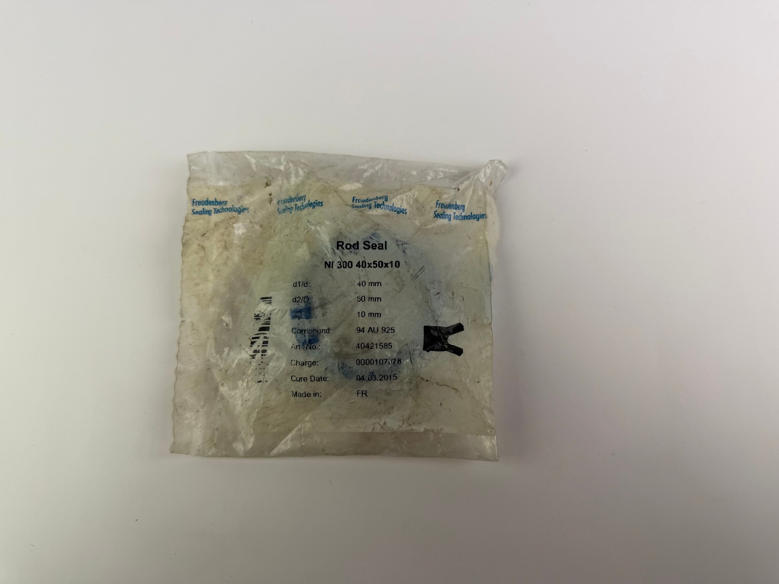 Freudenberg NI 300 Rod Seal 40x50x10 – Part No. 40421585