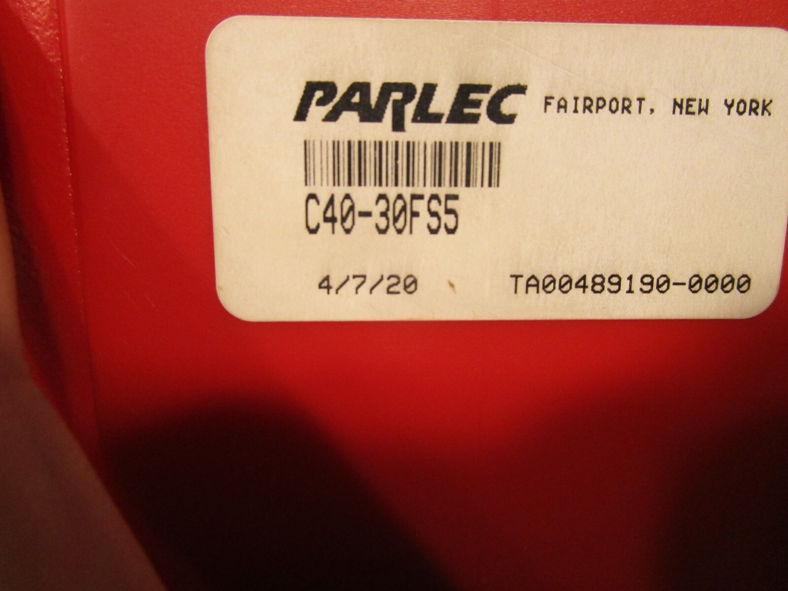 PARLEC C40-30FS5 CAT40 TAPER SHANK RIGID TAPPING ADAPTER, K0278