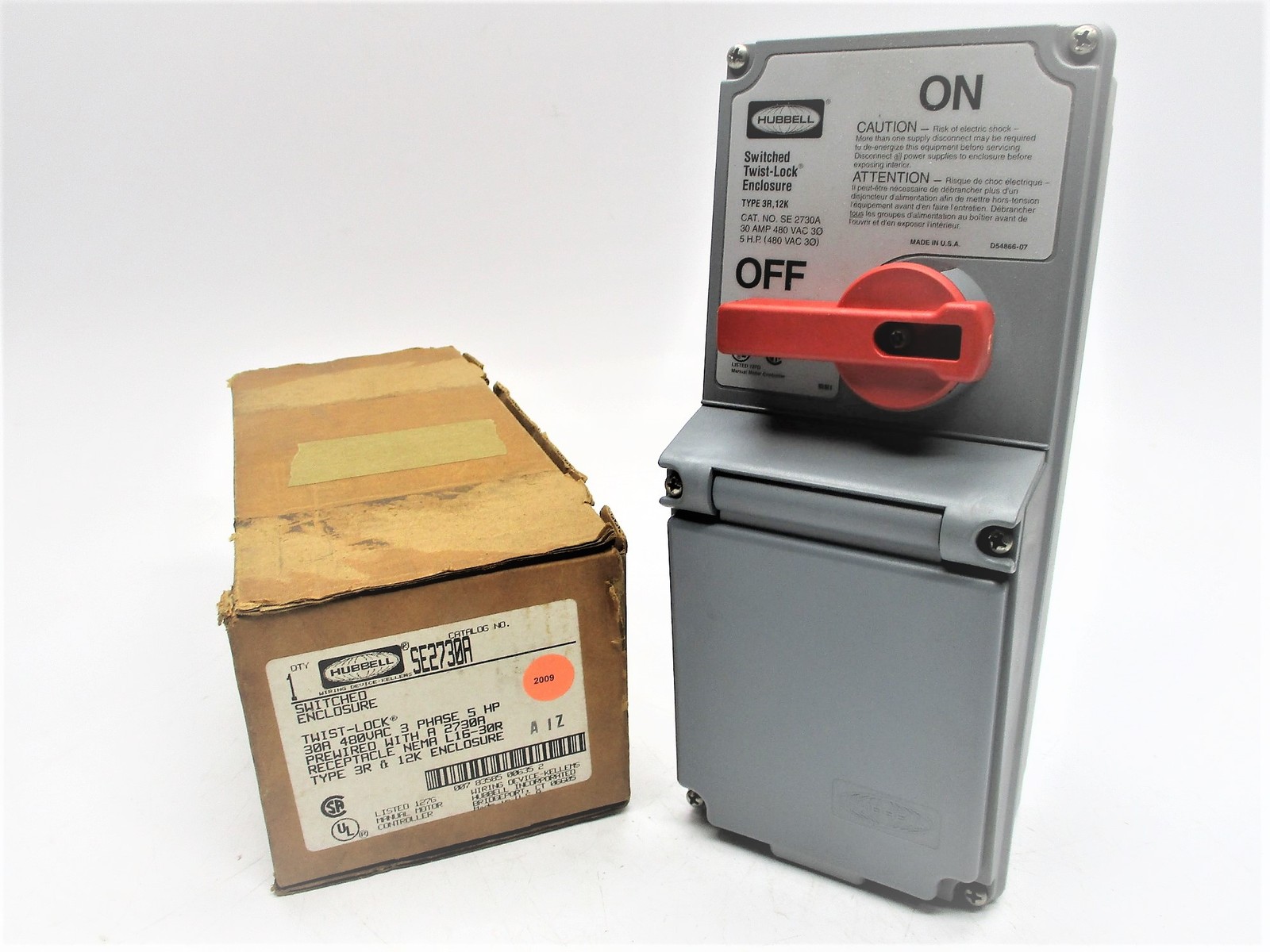 HUBBELL SE2730A 480VAC 30A NSMP