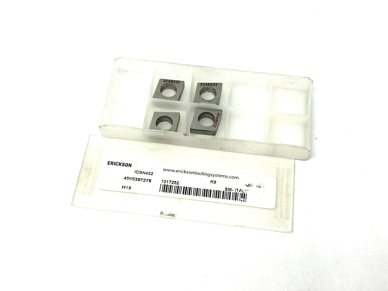 Erickson ICSN432 Indexable Turning Shim Insert 1017252 PKG OF 4