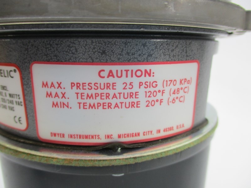 DWYER A3003 120VAC 10A 25PSI 0-10 NSMP