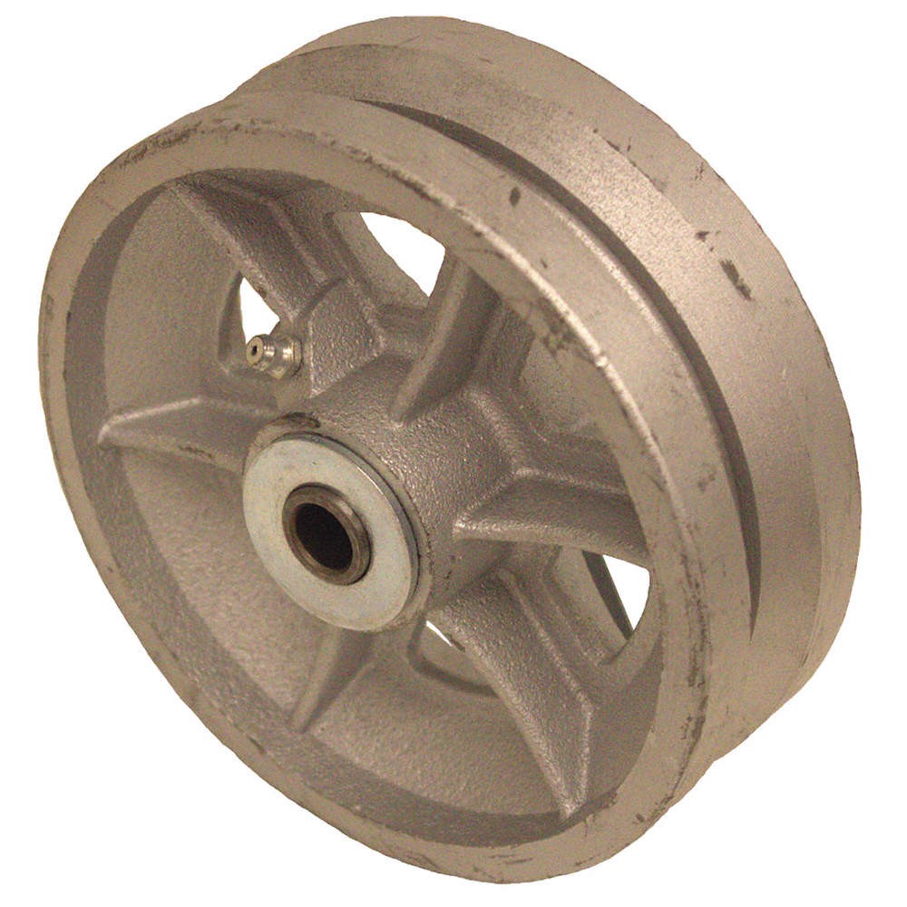 GRAINGER APPROVED P-C-050X020/050R-VG1 Caster Wheel,5″dia,800 lb,Silver 490V01