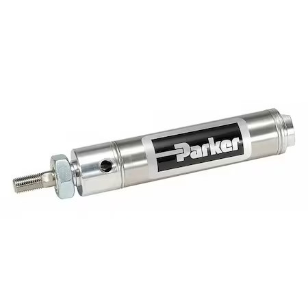 Parker 2.50Dsr04.00 Air Cylinder, 2 1/2 In Bore, 4 In Stroke, Round Body Double