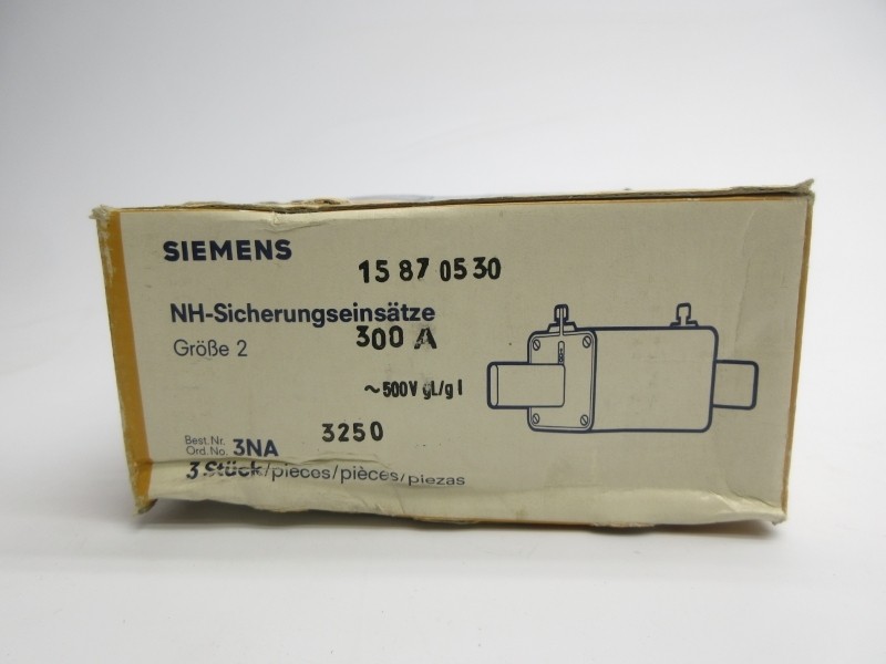 SIEMENS 3NA3250 500V 300A (PKG OF 3) NSMP