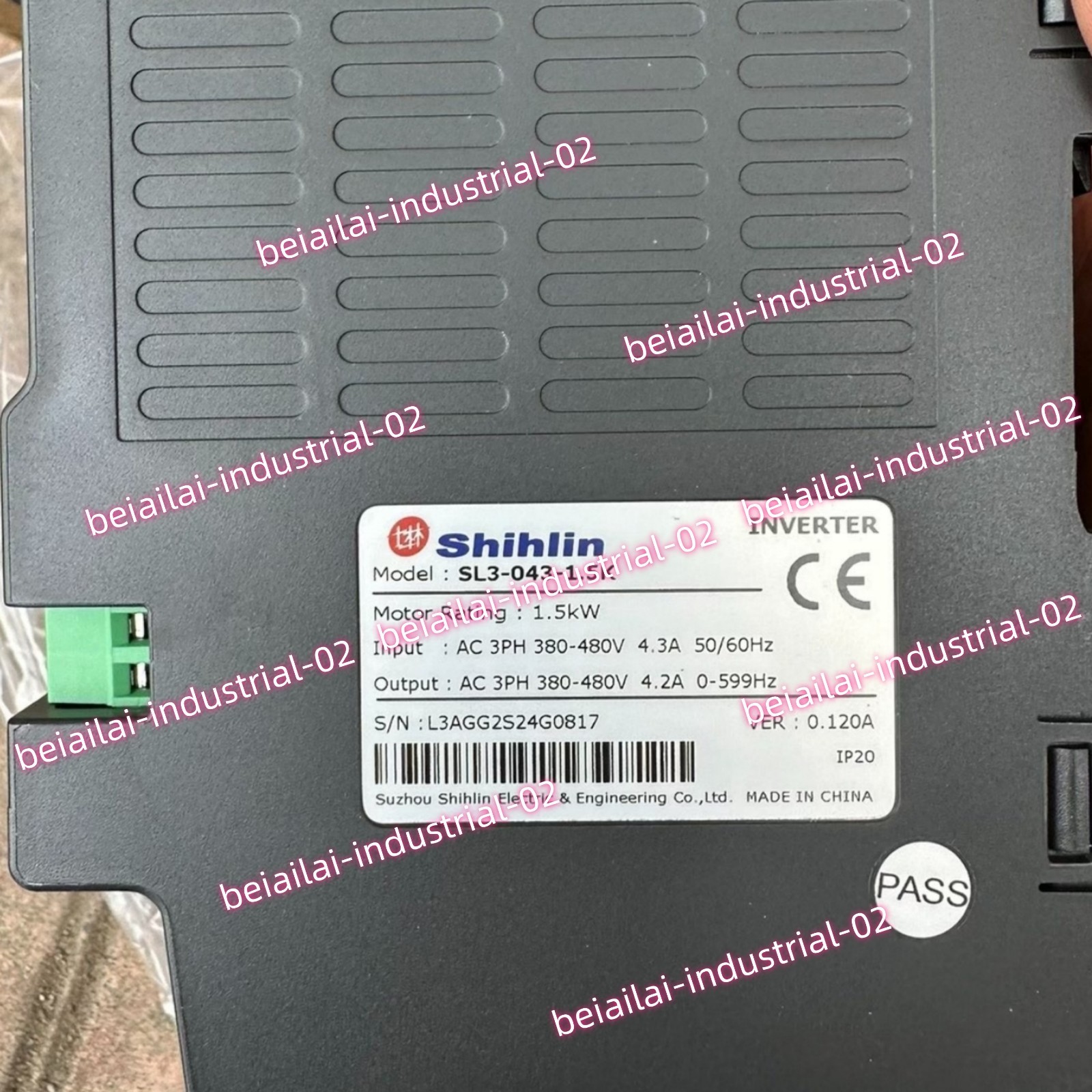 shihlin SL3-043-1.5K Inverter#1pcs new in box
