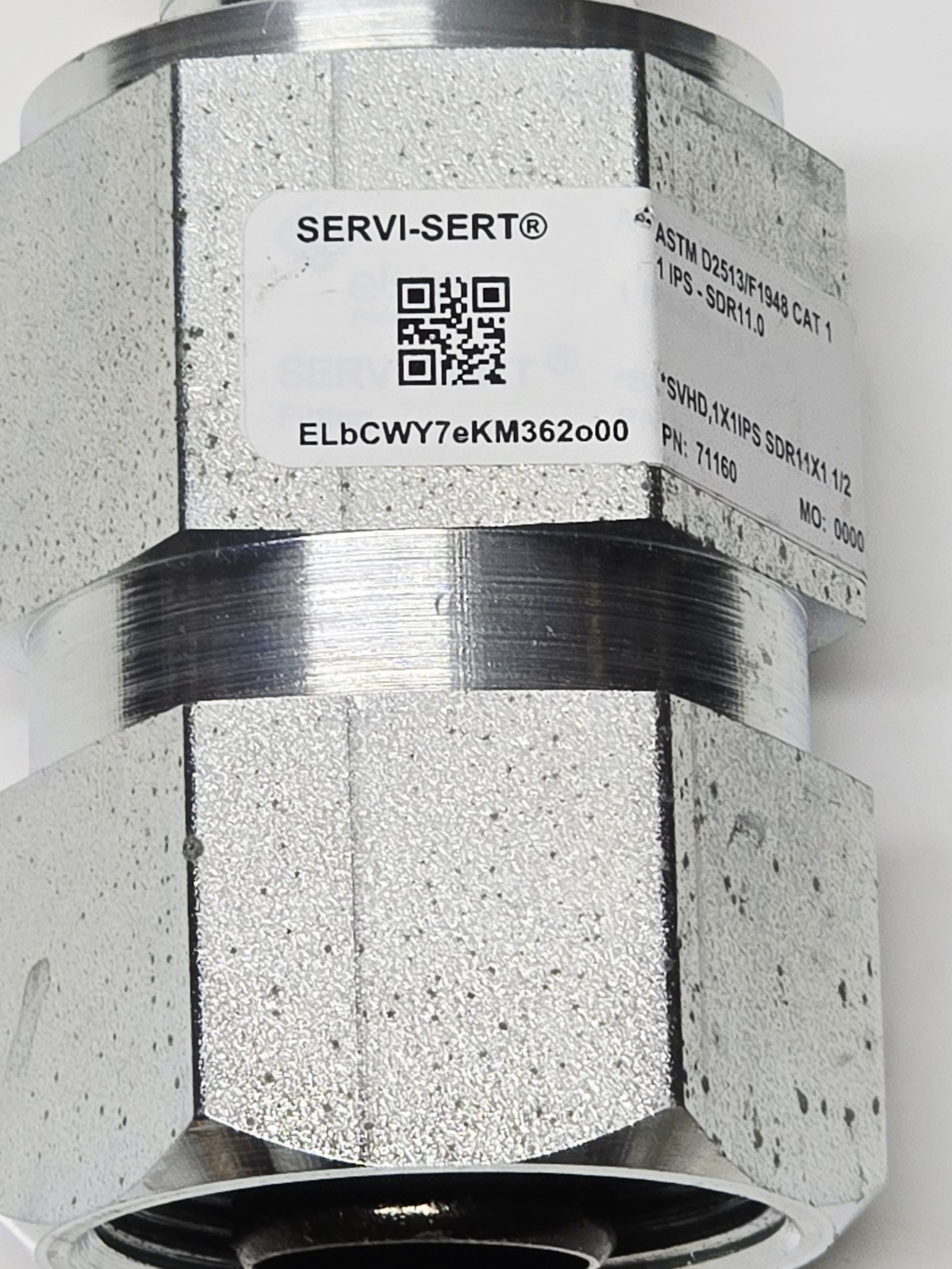 Servi-Sert 71160 1″ IPS SDR11 CAT 1 Transition Fitting ASTM D2513/F1948 Gas Pipe