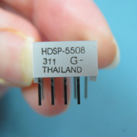 Avago HDSP-5508 Qty of 10 per Lot Displays Module Overflow 6LED Hi Eff. Red CC