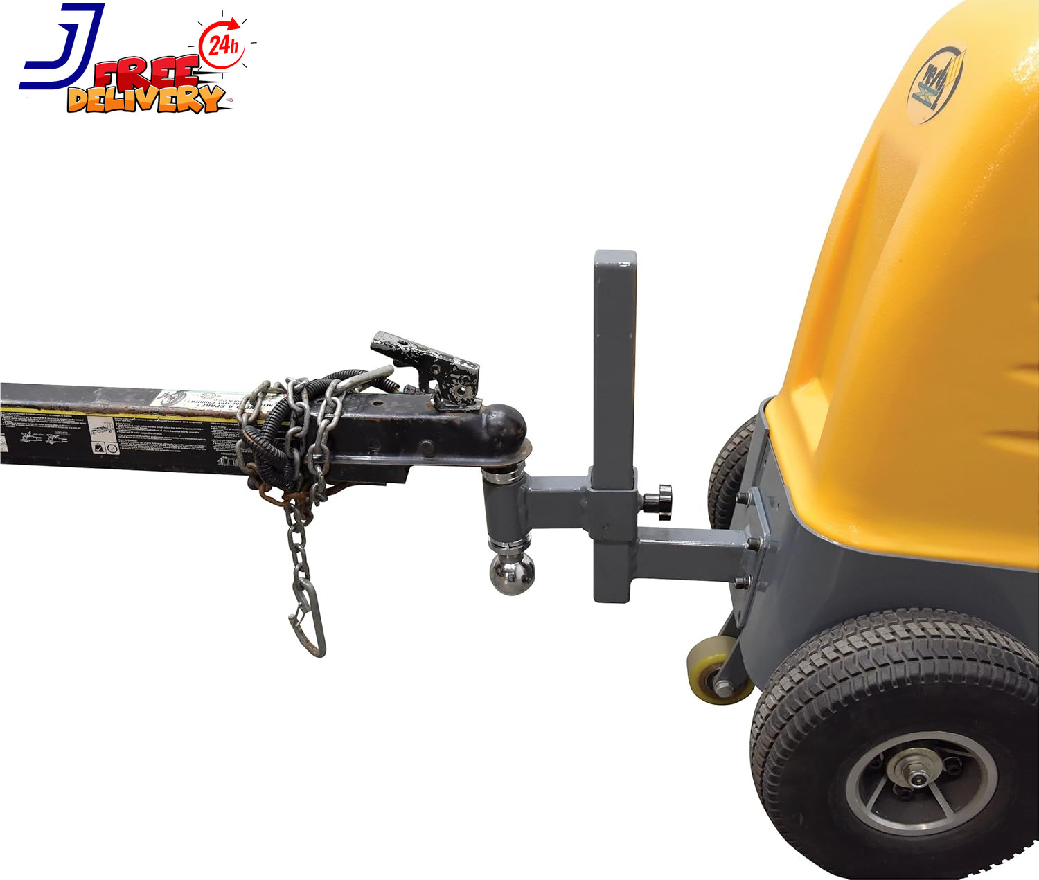 E-TUG-20 Steel Electric Powered Tugger 2000 Lb. Pull Capacity Yellow/Black