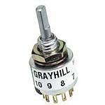 Grayhill 56SDP36-01-1-AJN Switch Rotary SP Flatted Shaft Solder Lug 0.2A 115V…