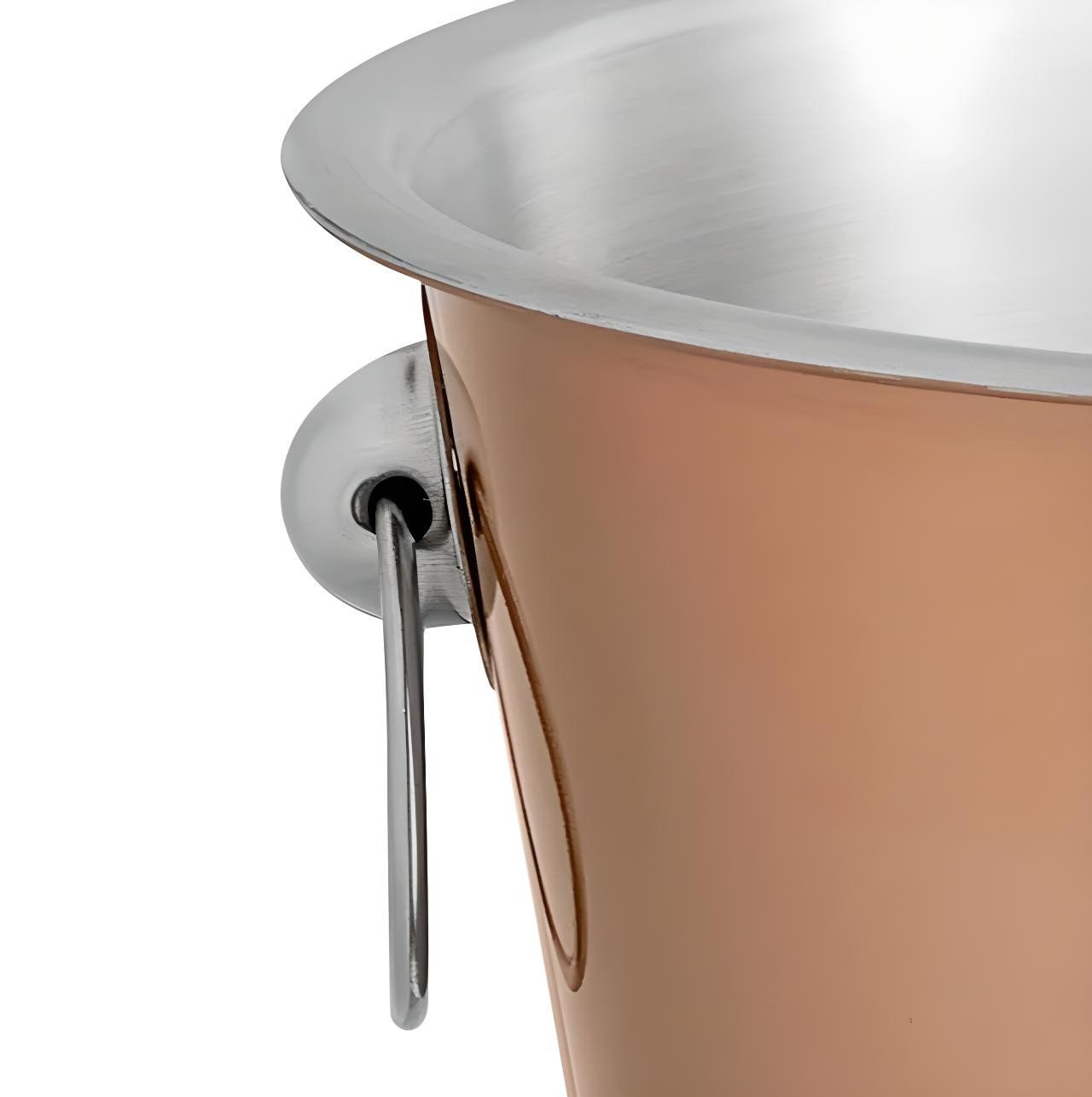 OCS Parts 6-Pack 8.5″ 4-Quart Bronze Wine and Champagne Cooler Ice Bucket