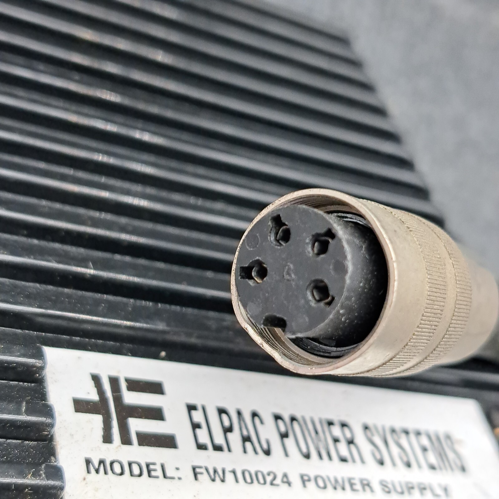 ELPAC POWER SYSTEMS FW10024 Power Supply Input 100-240VAD to Output 24VDC, 4A