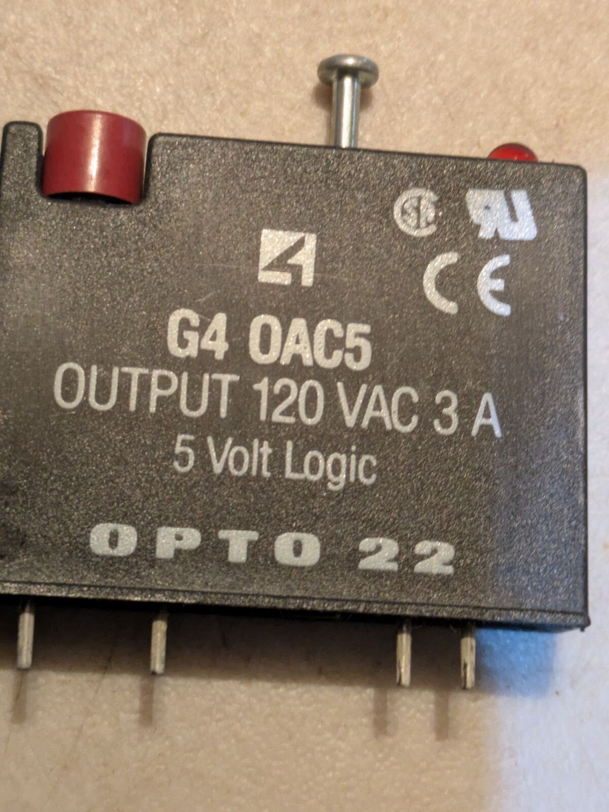 OPTO-22 G4OAC5 G4 Digital I/O Module; Digital Output Module, A