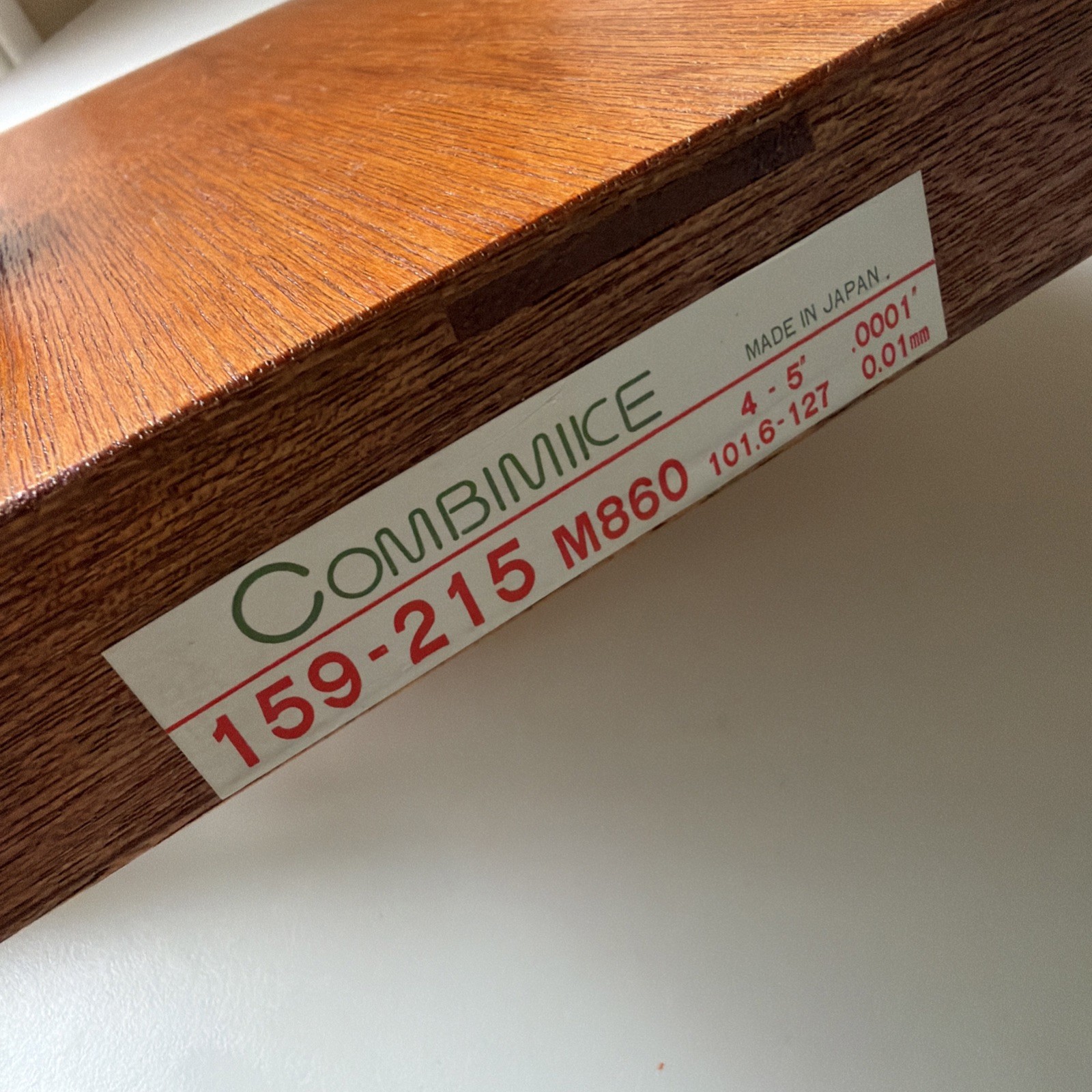 Mitutoyo Japan Combimike 4-5 101.6 -127mm With Case Digit Micrometer Vintage