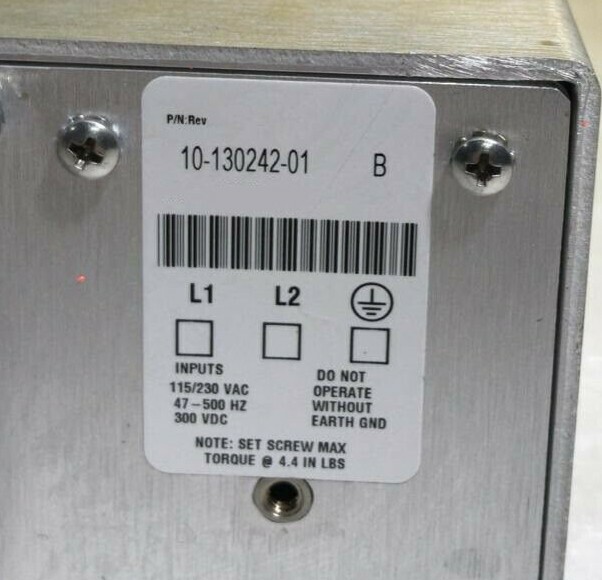 VICOR PFC MEGAPAC POWER SUPPLY MP4-74523 P/N- 1140-00343 115-230VAC 10-130242-01