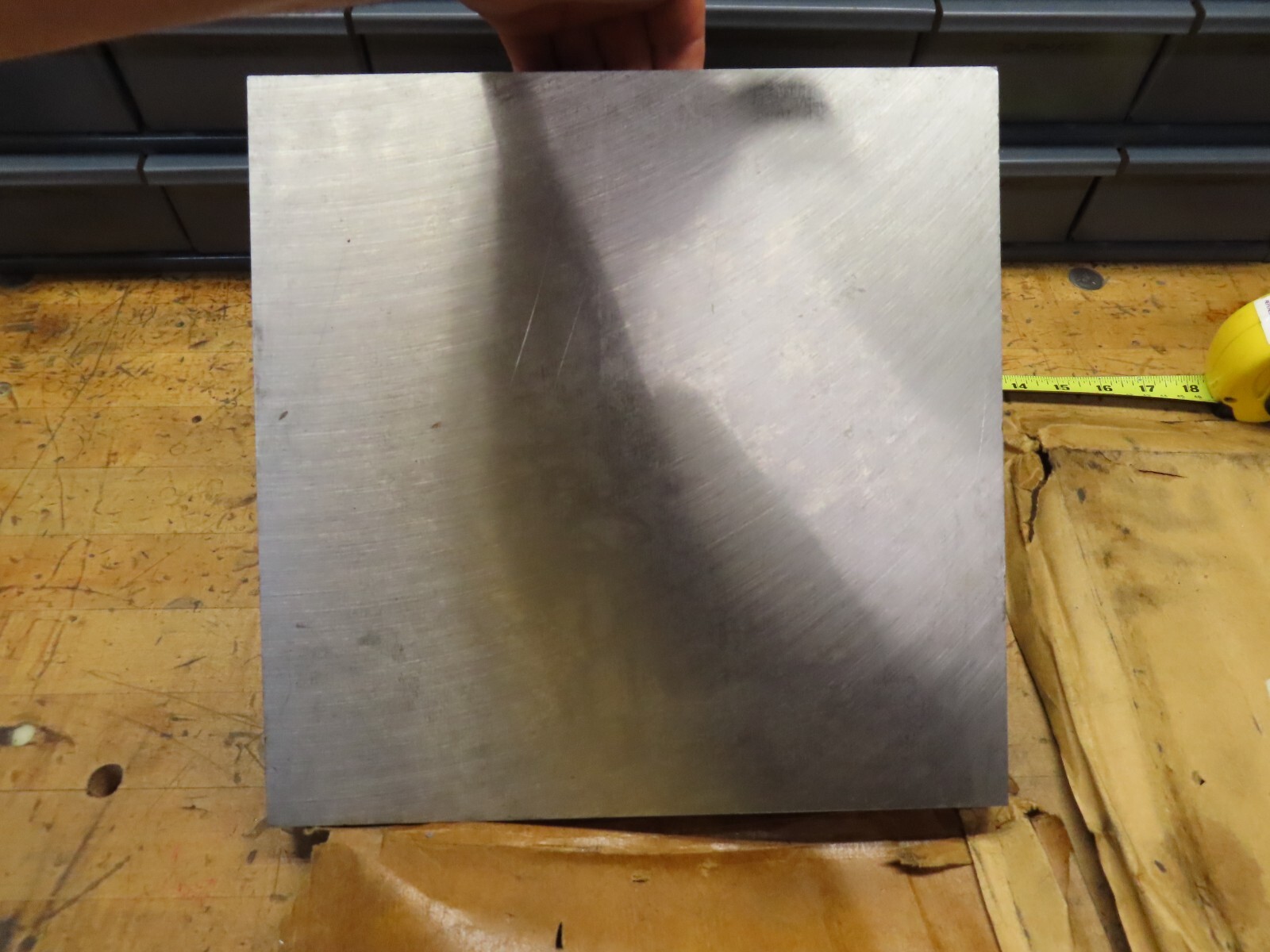 12″ X 12″ x 1″ low carbon steel square flat stock 9501484