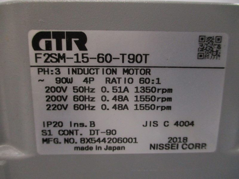 GTR F2SM-15-60-T90T 200/220V 0.48/0.51A NSMP