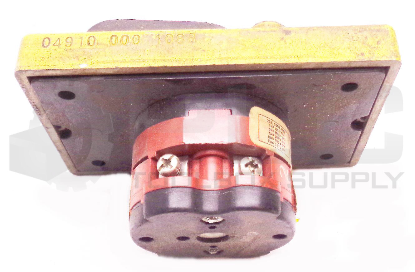 REES 04910-000 ROTARY CONTACT SELECTOR 16A 13HP 600V