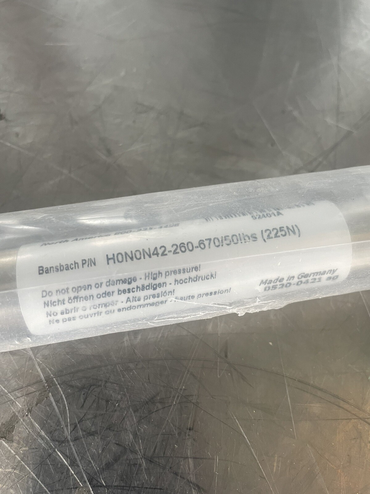 Bansbach 52401A Easylift Gas Spring 6GTL4 NEW! FREE SHIPPING!