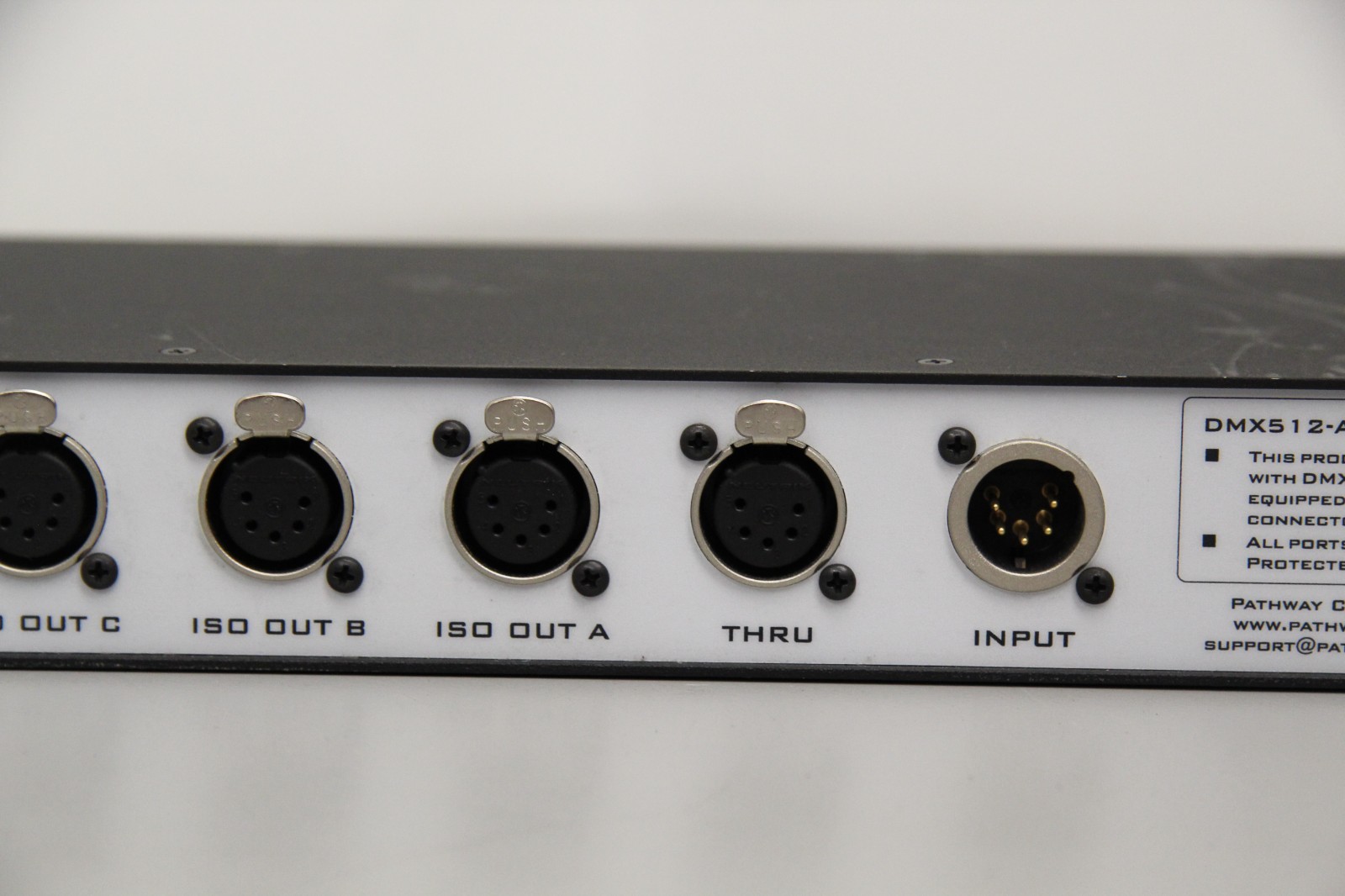 Pathway DMX Repeater Six Port Rack Mount DMX512 Splitter 8895