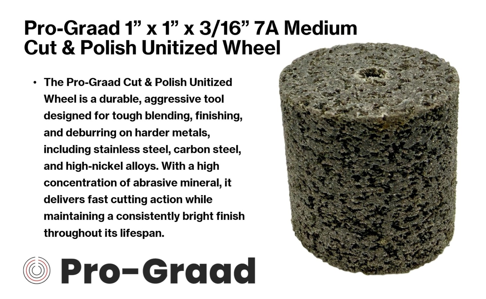 Pro-Graad Cut & Polish Unitized Wheel