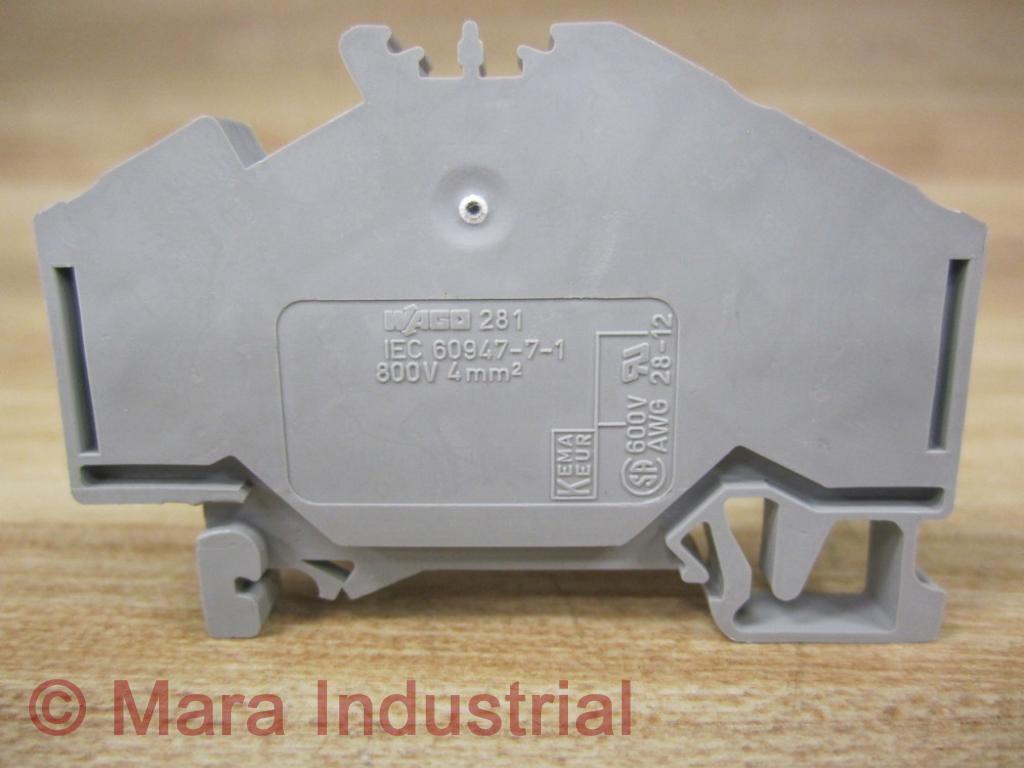 Wago 281-693 Terminal Block 281693 (Pack of 32)