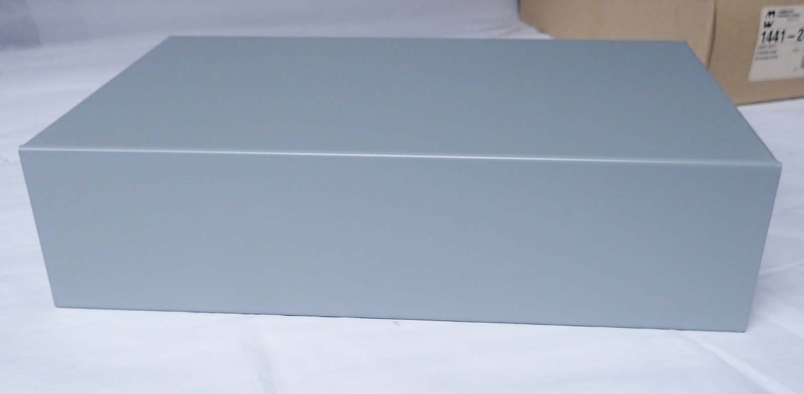 HAMMOND 1441-24 HEAVY DUTY STEEL CHASSIS GREY 12″x 8″x3″ NOS