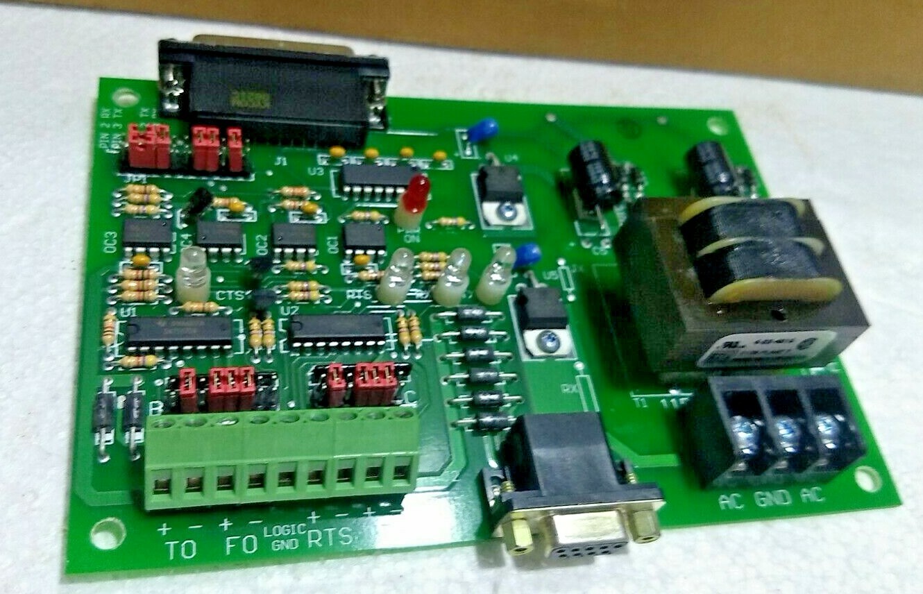 OPTO22 Driver Converter AC7A – RS232-RS422/485 Balanced Line.Sta. PCB