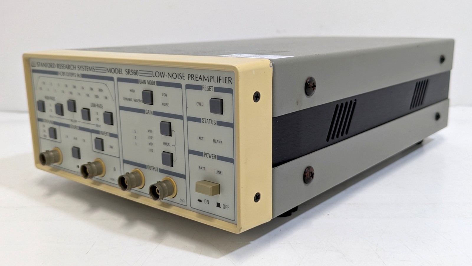 SR560 [Calibrated] Low Noise Voltage Preamplifier SRS S/N:96332