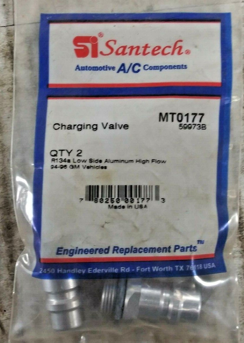1 NEW SANTECH MT0177 2PK SERVICE VALVE NIP ***MAKE OFFER***