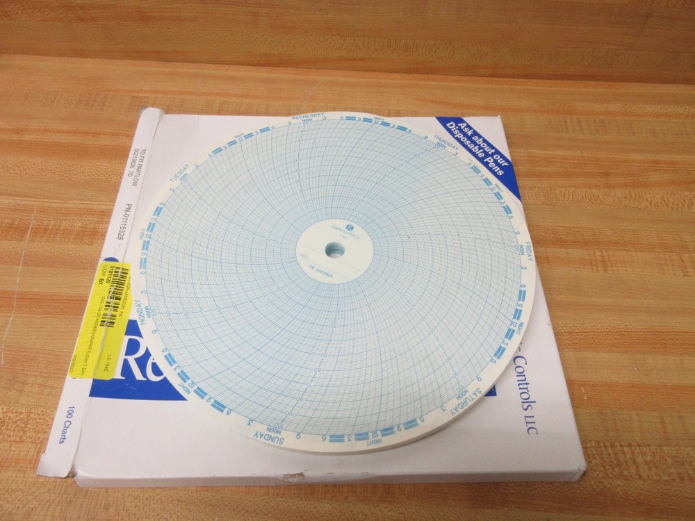 Graphic Controls 01115328 Circular Chart Paper