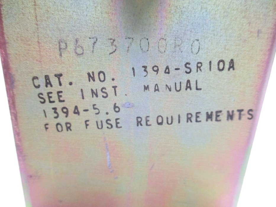 ALLEN BRADLEY 1394-SR10A (AS PICTURED) UNMP