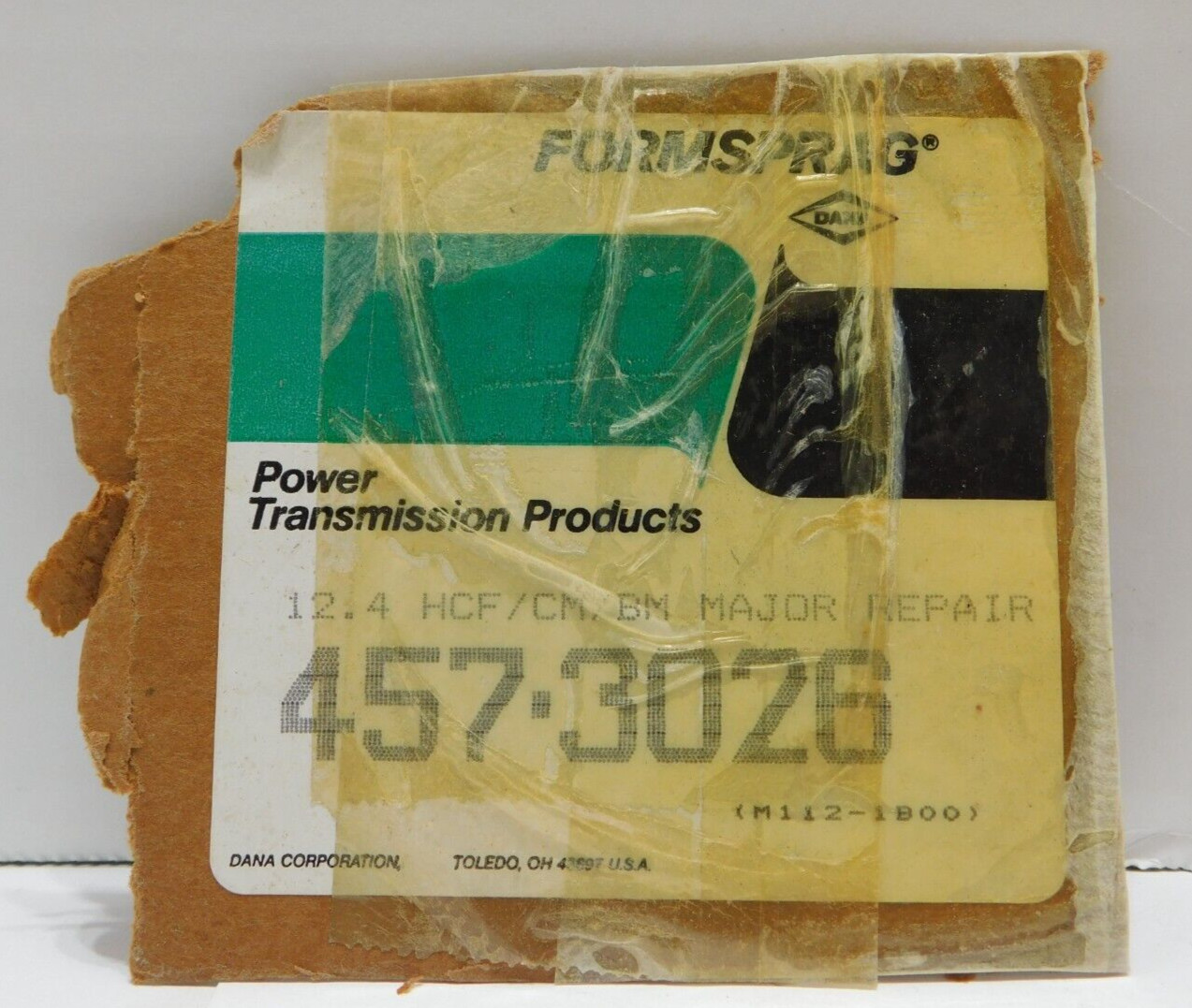 FormSprag 457-3026 12.4 HCF/CM/BM Major Repair