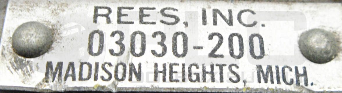 REES 03030-200 CABLE OPERATED SAFETY SWITCH