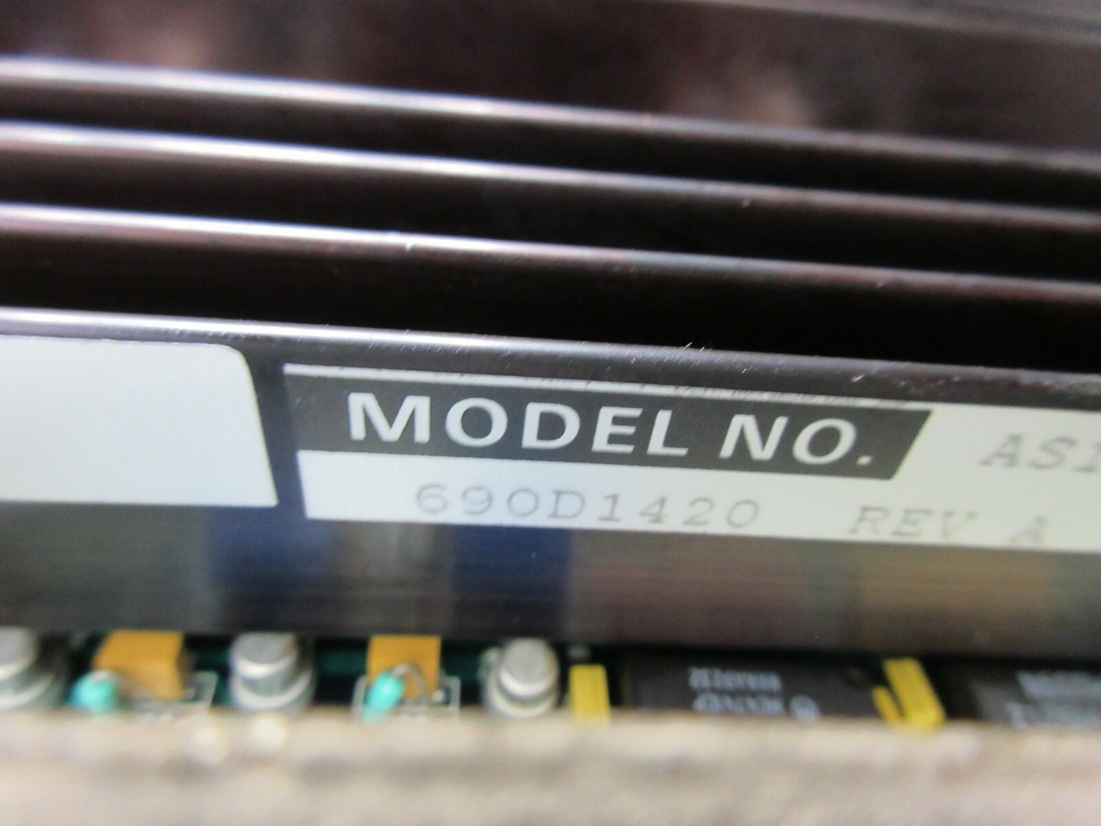 AEROTECH SERVO AMPLIFIER AS16030 690D1420 REV.A 690D1420 EACH 1 WARRANTY