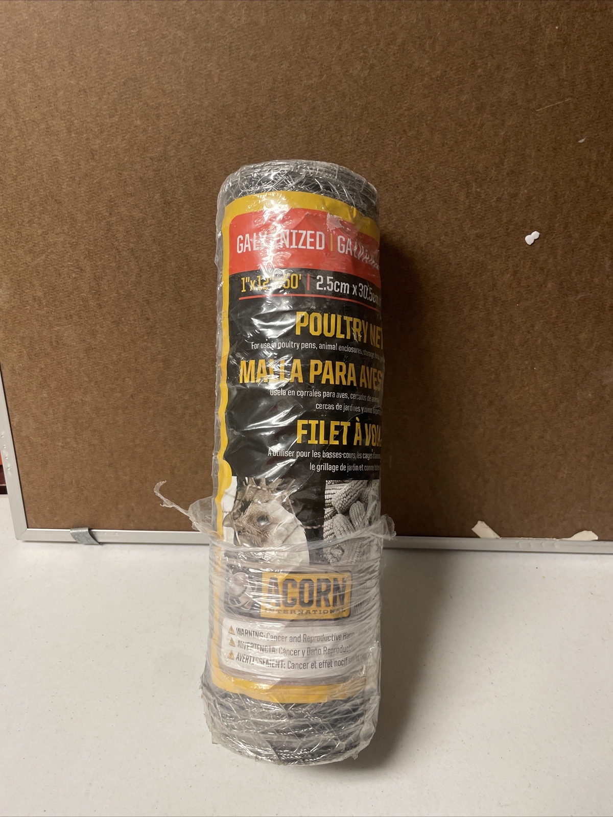 Acorn Intl Poultry Netting 1″ x 12″ x 50′ P/N 11250