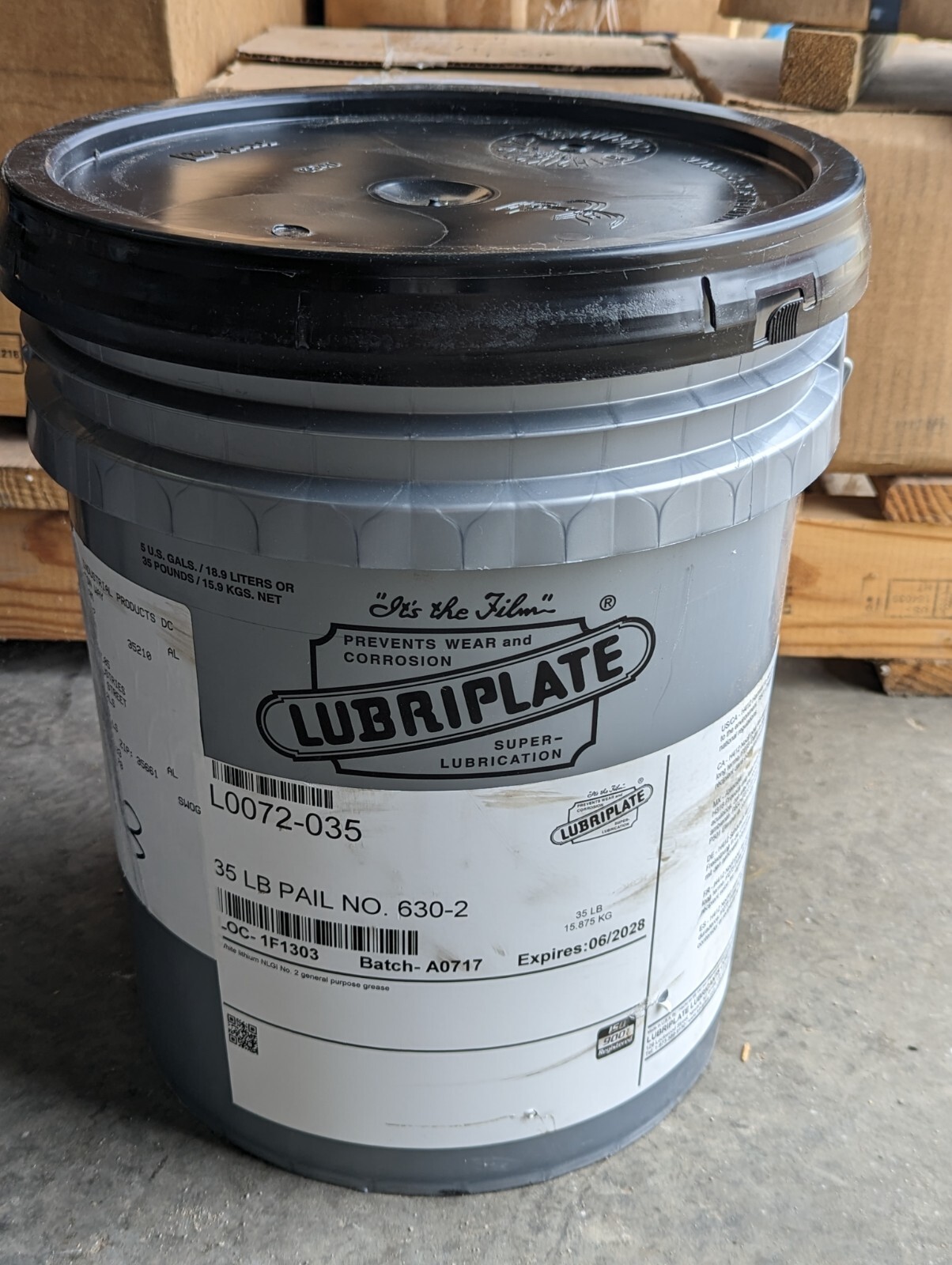 Lubriplate No. 630-2 L0072-035 Lithium-based Grease 35 Lb Pail NLGI#2