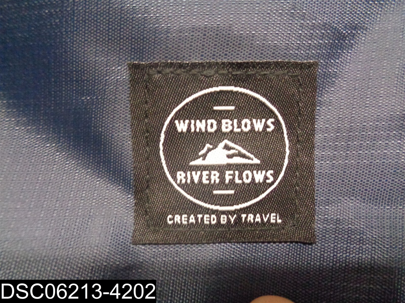 Wind Blows River Flows Travel Duffel Bag Blue Travel Accessory