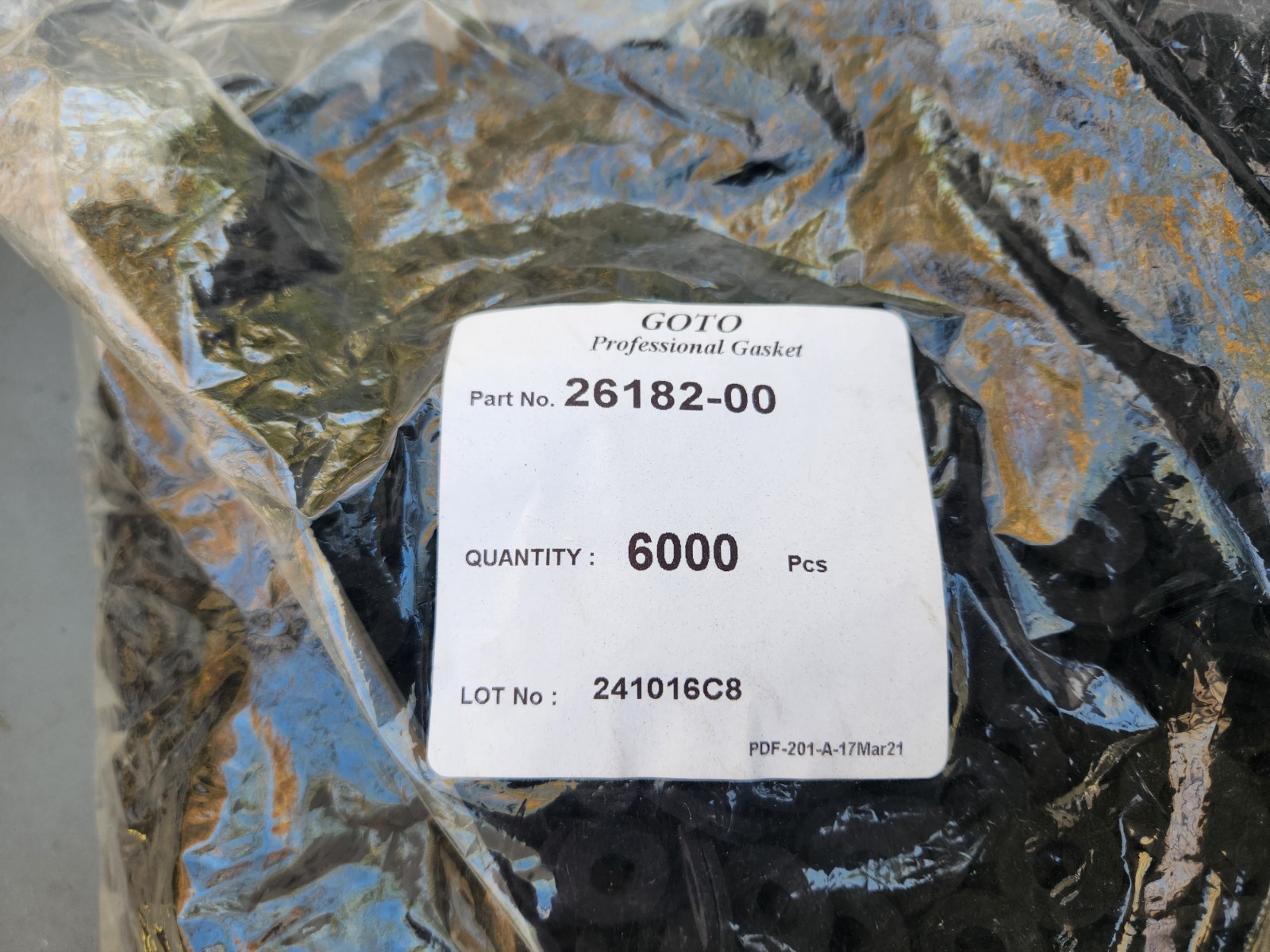 (6000 Pcs) Goto Professional Gasket 26182-00 Washers