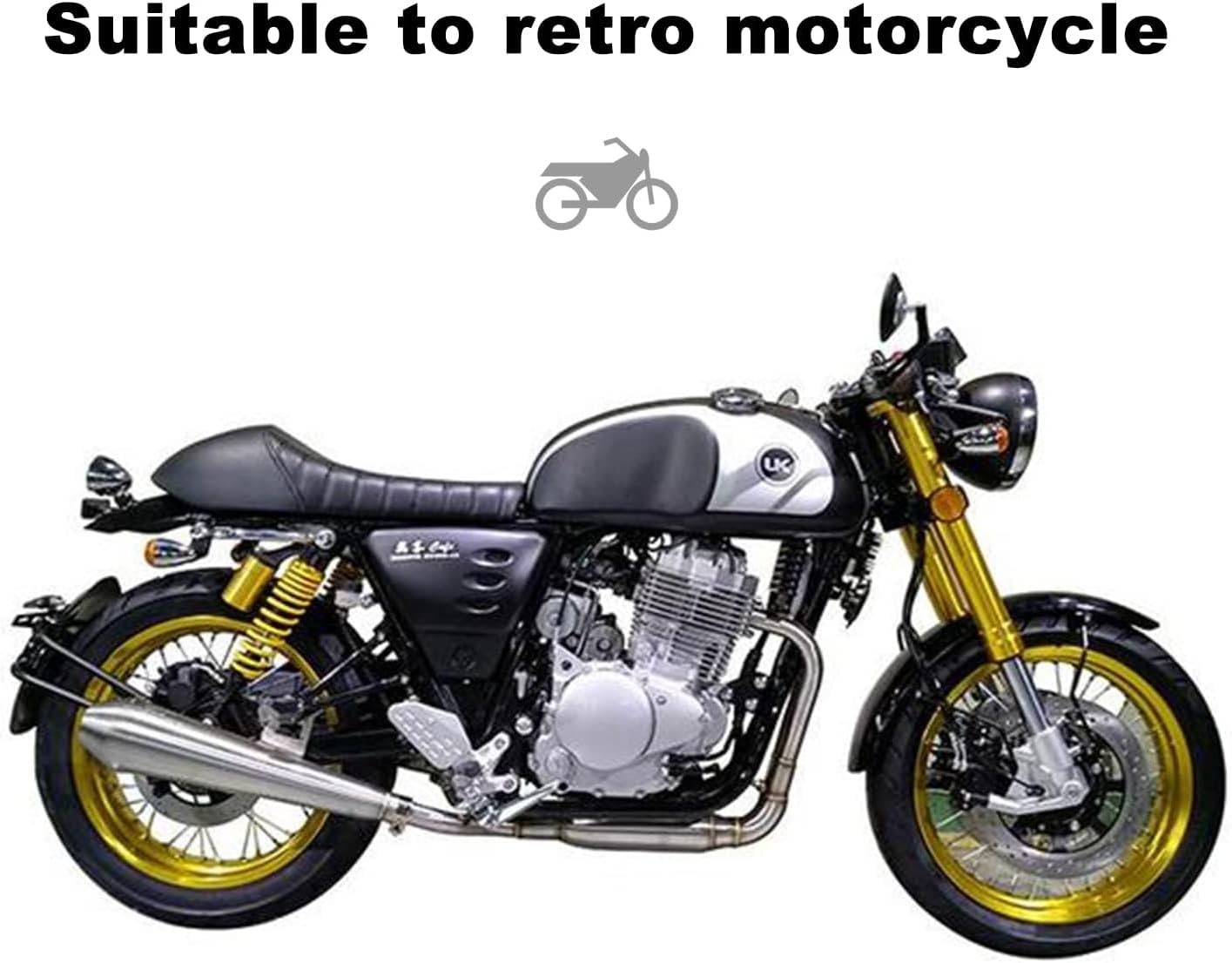 Motorcycle Exhaust Muffler Silencer Pipe 1.46 1.54 1.65 1.77 Inch Dirt Bike