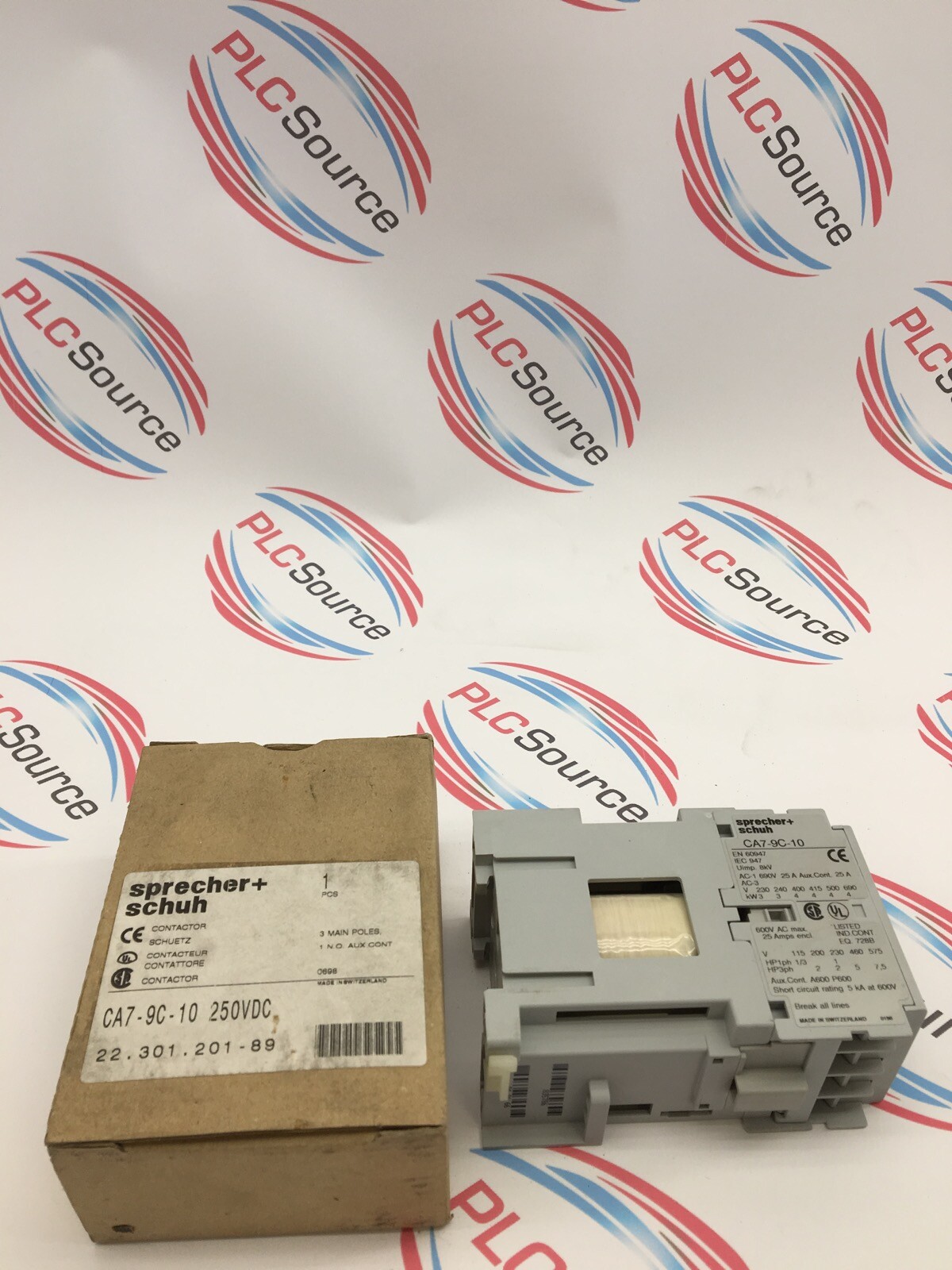 SPRECHER+SCHUH CA7-9C-10 250VDC CONTACTOR